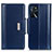 Coque Portefeuille Livre Cuir Etui Clapet M13L pour Oppo A16s Bleu