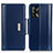 Coque Portefeuille Livre Cuir Etui Clapet M13L pour Oppo A74 4G Bleu