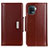 Coque Portefeuille Livre Cuir Etui Clapet M13L pour Oppo Reno5 Lite Marron