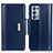 Coque Portefeuille Livre Cuir Etui Clapet M13L pour Oppo Reno6 Pro 5G Bleu