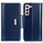 Coque Portefeuille Livre Cuir Etui Clapet M13L pour Samsung Galaxy S23 Plus 5G Bleu