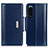 Coque Portefeuille Livre Cuir Etui Clapet M13L pour Sony Xperia 5 III SO-53B Bleu