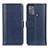 Coque Portefeuille Livre Cuir Etui Clapet M14L pour Motorola Moto G50 Bleu