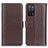 Coque Portefeuille Livre Cuir Etui Clapet M14L pour Oppo A53s 5G Marron