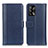 Coque Portefeuille Livre Cuir Etui Clapet M14L pour Oppo A74 4G Bleu