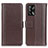 Coque Portefeuille Livre Cuir Etui Clapet M14L pour Oppo A74 4G Marron