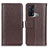 Coque Portefeuille Livre Cuir Etui Clapet M14L pour Oppo Reno5 A Marron