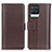 Coque Portefeuille Livre Cuir Etui Clapet M14L pour Realme 8 4G Marron