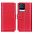 Coque Portefeuille Livre Cuir Etui Clapet M14L pour Realme 8 4G Rouge