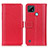 Coque Portefeuille Livre Cuir Etui Clapet M14L pour Realme C21 Rouge