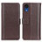 Coque Portefeuille Livre Cuir Etui Clapet M14L pour Samsung Galaxy A03 Core Marron