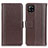 Coque Portefeuille Livre Cuir Etui Clapet M14L pour Samsung Galaxy A22 4G Marron