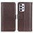 Coque Portefeuille Livre Cuir Etui Clapet M14L pour Samsung Galaxy A33 5G Marron