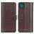 Coque Portefeuille Livre Cuir Etui Clapet M14L pour Samsung Galaxy F42 5G Marron