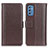 Coque Portefeuille Livre Cuir Etui Clapet M14L pour Samsung Galaxy M52 5G Marron