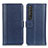 Coque Portefeuille Livre Cuir Etui Clapet M14L pour Sony Xperia 1 III Bleu