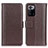 Coque Portefeuille Livre Cuir Etui Clapet M14L pour Xiaomi Poco X3 GT 5G Marron