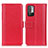 Coque Portefeuille Livre Cuir Etui Clapet M14L pour Xiaomi Redmi Note 10 5G Rouge