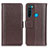 Coque Portefeuille Livre Cuir Etui Clapet M14L pour Xiaomi Redmi Note 8 (2021) Marron