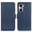 Coque Portefeuille Livre Cuir Etui Clapet M15L pour Huawei Honor 60 5G Bleu