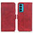 Coque Portefeuille Livre Cuir Etui Clapet M15L pour Motorola Moto Edge 20 5G Rouge