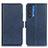 Coque Portefeuille Livre Cuir Etui Clapet M15L pour Motorola Moto Edge (2021) 5G Bleu
