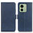 Coque Portefeuille Livre Cuir Etui Clapet M15L pour Motorola Moto Edge (2023) 5G Bleu