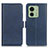 Coque Portefeuille Livre Cuir Etui Clapet M15L pour Motorola Moto Edge 40 5G Bleu