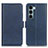 Coque Portefeuille Livre Cuir Etui Clapet M15L pour Motorola Moto Edge S30 5G Bleu