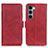 Coque Portefeuille Livre Cuir Etui Clapet M15L pour Motorola Moto Edge S30 5G Rouge