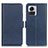 Coque Portefeuille Livre Cuir Etui Clapet M15L pour Motorola Moto Edge X30 Pro 5G Bleu