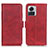 Coque Portefeuille Livre Cuir Etui Clapet M15L pour Motorola Moto Edge X30 Pro 5G Rouge