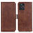 Coque Portefeuille Livre Cuir Etui Clapet M15L pour Motorola Moto G Power 5G (2023) Marron