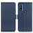 Coque Portefeuille Livre Cuir Etui Clapet M15L pour Motorola Moto G Pure Bleu