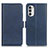 Coque Portefeuille Livre Cuir Etui Clapet M15L pour Motorola Moto G71s 5G Bleu