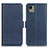 Coque Portefeuille Livre Cuir Etui Clapet M15L pour Nokia C110 Bleu