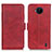 Coque Portefeuille Livre Cuir Etui Clapet M15L pour Nokia C20 Plus Rouge