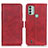 Coque Portefeuille Livre Cuir Etui Clapet M15L pour Nokia C31 Rouge