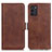 Coque Portefeuille Livre Cuir Etui Clapet M15L pour Nokia G100 Marron