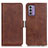 Coque Portefeuille Livre Cuir Etui Clapet M15L pour Nokia G310 5G Marron