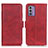 Coque Portefeuille Livre Cuir Etui Clapet M15L pour Nokia G42 5G Rouge