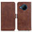 Coque Portefeuille Livre Cuir Etui Clapet M15L pour Nokia X100 5G Marron