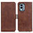 Coque Portefeuille Livre Cuir Etui Clapet M15L pour Nokia X30 5G Marron