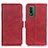 Coque Portefeuille Livre Cuir Etui Clapet M15L pour Nokia XR21 Rouge