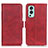 Coque Portefeuille Livre Cuir Etui Clapet M15L pour OnePlus Nord 2 5G Rouge