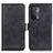 Coque Portefeuille Livre Cuir Etui Clapet M15L pour OnePlus Nord N200 5G Noir