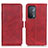 Coque Portefeuille Livre Cuir Etui Clapet M15L pour OnePlus Nord N200 5G Rouge