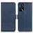 Coque Portefeuille Livre Cuir Etui Clapet M15L pour Oppo A16 Bleu