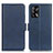 Coque Portefeuille Livre Cuir Etui Clapet M15L pour Oppo A74 4G Bleu