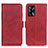 Coque Portefeuille Livre Cuir Etui Clapet M15L pour Oppo A74 4G Rouge
